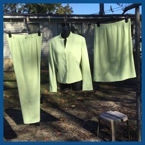 3pc Mint Green Suit, sz 12,14